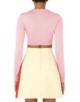 Cropped silk cardigan - | Dolce & Gabbana