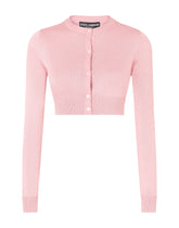Cropped silk cardigan - | Dolce & Gabbana