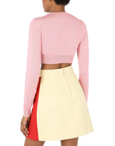 Cropped silk cardigan - | Dolce & Gabbana