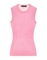 Fine-rib tank top - | Dolce & Gabbana