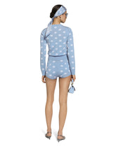 Wool and silk jacquard sweater with tonal DG logo - | Dolce & Gabbana