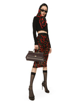 High-neck cropped top - | Dolce & Gabbana