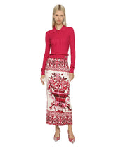Cropped ribbed silk polo-shirt - | Dolce & Gabbana
