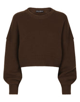 Wool and cashmere round-neck sweater - | Dolce & Gabbana