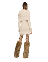 Llama wool round-neck dress - | Dolce & Gabbana