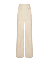 Flared llama wool pants - | Dolce & Gabbana