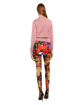 Silk cardigan with flower appliqué - | Dolce & Gabbana