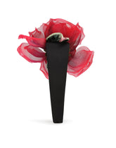 Silk headband with flower - | Dolce & Gabbana