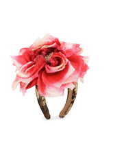Silk headband with flower - | Dolce & Gabbana