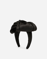 Headband with organza bow - | Dolce & Gabbana