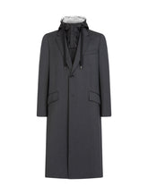 WOOL COAT WITH DETACHABLE QUILTED VEST - | Dolce & Gabbana
