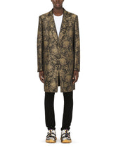 Floral lamé jacquard coat - | Dolce & Gabbana