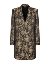 Floral lamé jacquard coat - | Dolce & Gabbana