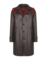 COATED CANVAS TRENCH COAT WITH HOOD - | Dolce & Gabbana
