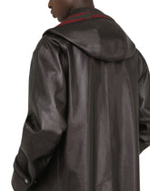 COATED CANVAS TRENCH COAT WITH HOOD - | Dolce & Gabbana