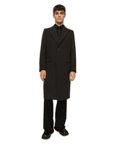 Single-breasted wool coat - | Dolce & Gabbana