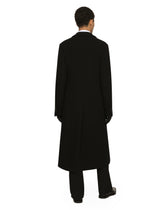 Single-breasted technical wool jersey coat - | Dolce & Gabbana