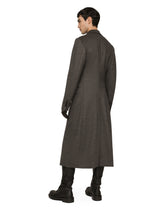 Double-breasted technical wool jersey coat - | Dolce & Gabbana