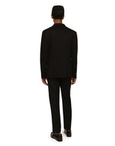 Jersey jacket with patch - | Dolce & Gabbana