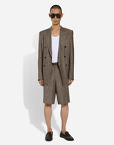 Double-breasted linen Taormina jacket - | Dolce & Gabbana