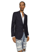 Taormina jacket in wool and silk - | Dolce & Gabbana