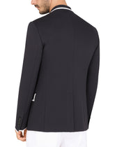 STRETCH JERSEY JACKET WITH PIPING - | Dolce & Gabbana