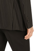 Double-breasted wool Sicilia-fit jacket with pinstripe design - | Dolce & Gabbana