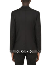 Double-breasted wool Sicilia-fit jacket - | Dolce & Gabbana