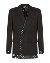Double-breasted wool Sicilia-fit jacket - | Dolce & Gabbana