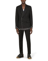 Double-breasted wool Sicilia-fit jacket - | Dolce & Gabbana