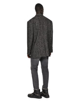 Oversize herringbone wool jacket - | Dolce & Gabbana