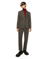 Single-breasted stretch jersey jacket - | Dolce & Gabbana