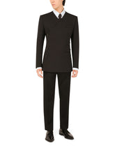 Double-breasted stretch wool Beat-fit jacket - | Dolce & Gabbana