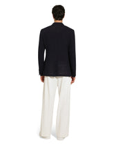 Double-breasted pinstripe linen Sicilia-fit jacket - | Dolce & Gabbana