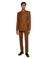 Double-breasted wool Sicilia-fit jacket - | Dolce & Gabbana