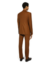 Double-breasted wool Sicilia-fit jacket - | Dolce & Gabbana