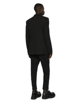 Pinstripe stretch jersey jacket - | Dolce & Gabbana