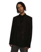 Double-breasted jersey jacket - | Dolce & Gabbana