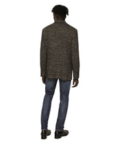 Double-breasted cotton and wool jersey jacket - | Dolce & Gabbana