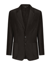 Single-breasted nylon jacket - | Dolce & Gabbana