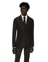 Single-breasted nylon jacket - | Dolce & Gabbana