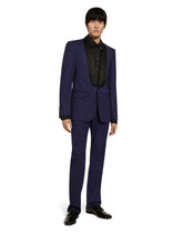Single-breasted jacket with shawl collar - | Dolce & Gabbana