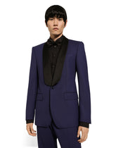 Single-breasted jacket with shawl collar - | Dolce & Gabbana