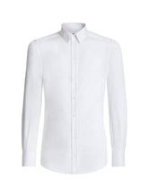 Gold fit shirt in cotton poplin - | Dolce & Gabbana