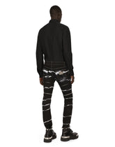 Cotton Gold-fit shirt with DG patch - | Dolce & Gabbana