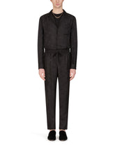 Dg silk jacquard pajama shirt - | Dolce & Gabbana
