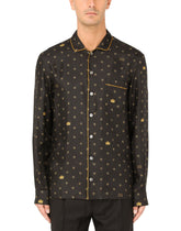 Printed silk pyjamas shirt - | Dolce & Gabbana