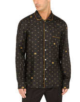 Printed silk pyjamas shirt - | Dolce & Gabbana