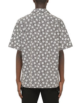 Geometric-print cotton hawaiian shirt - | Dolce & Gabbana