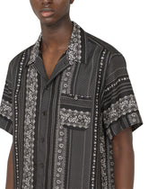 Geometric-print silk hawaiian shirt - | Dolce & Gabbana